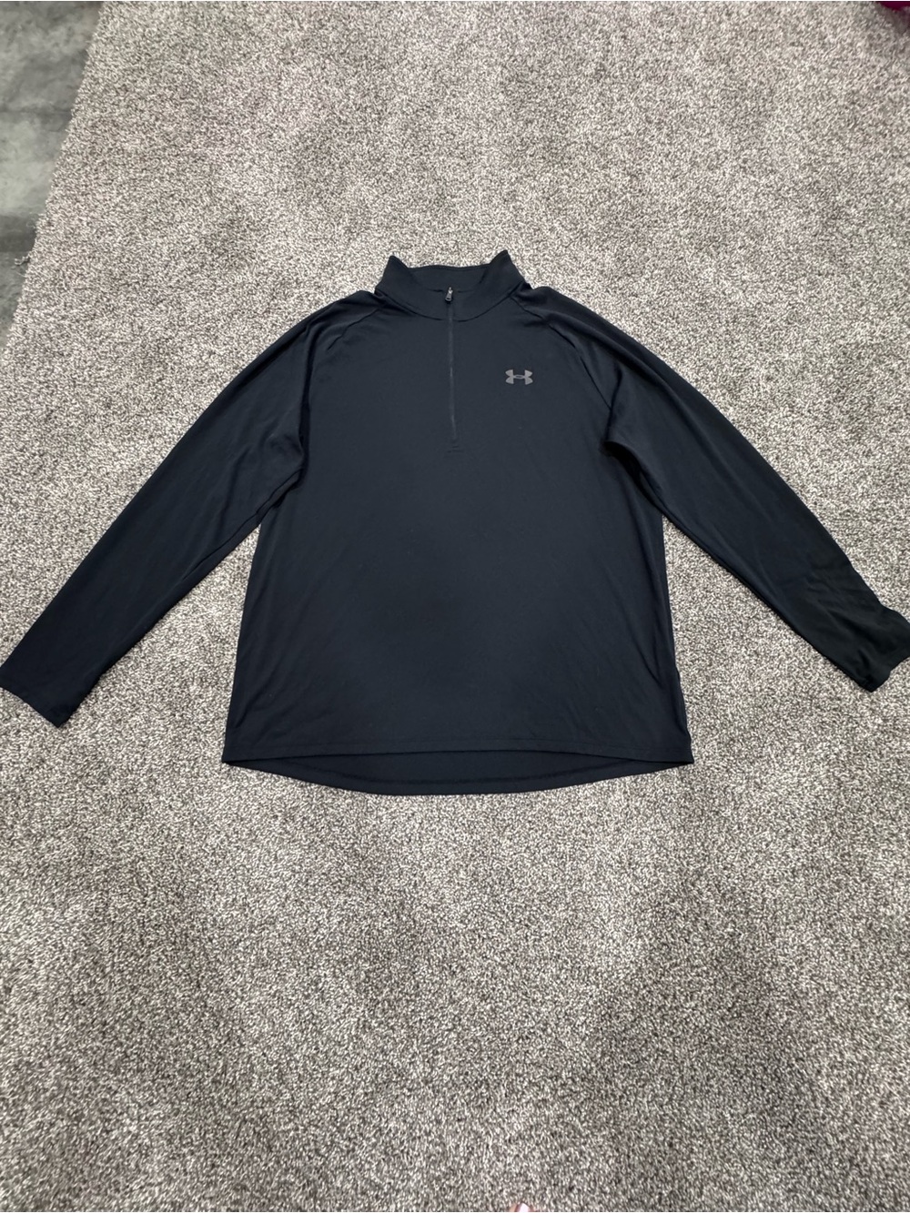 Under Armour Men’s Black 1/4 Zip Performance Top